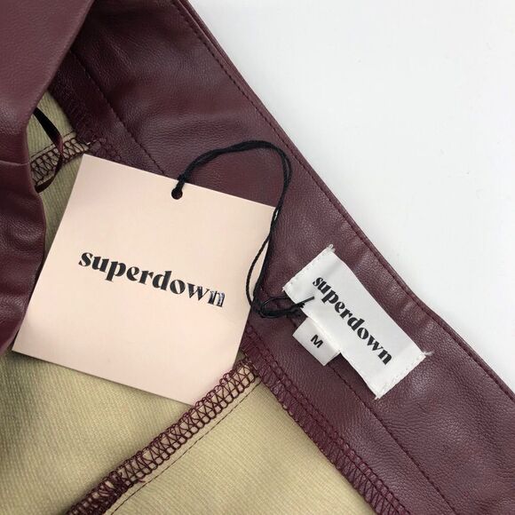 ‎superdown Marisol Flare Pants in Oxblood M - Picture 9 of 12